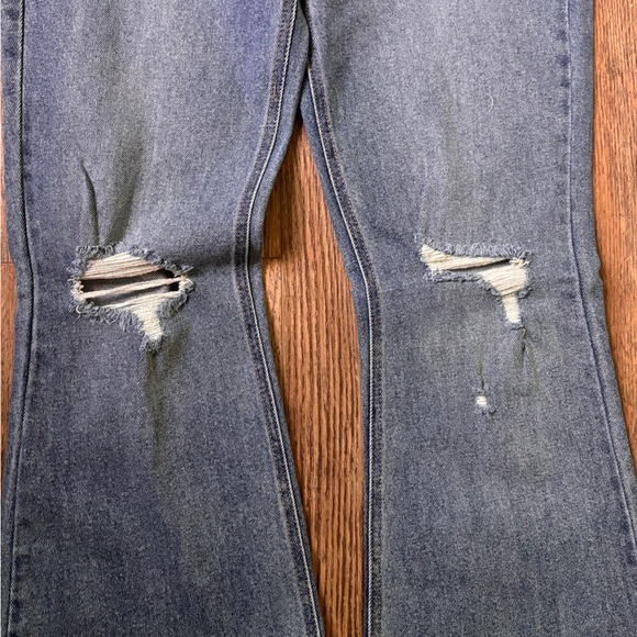 Cello Distressed Skinny Flare Jeans ❤️ - Picture 8 of 10